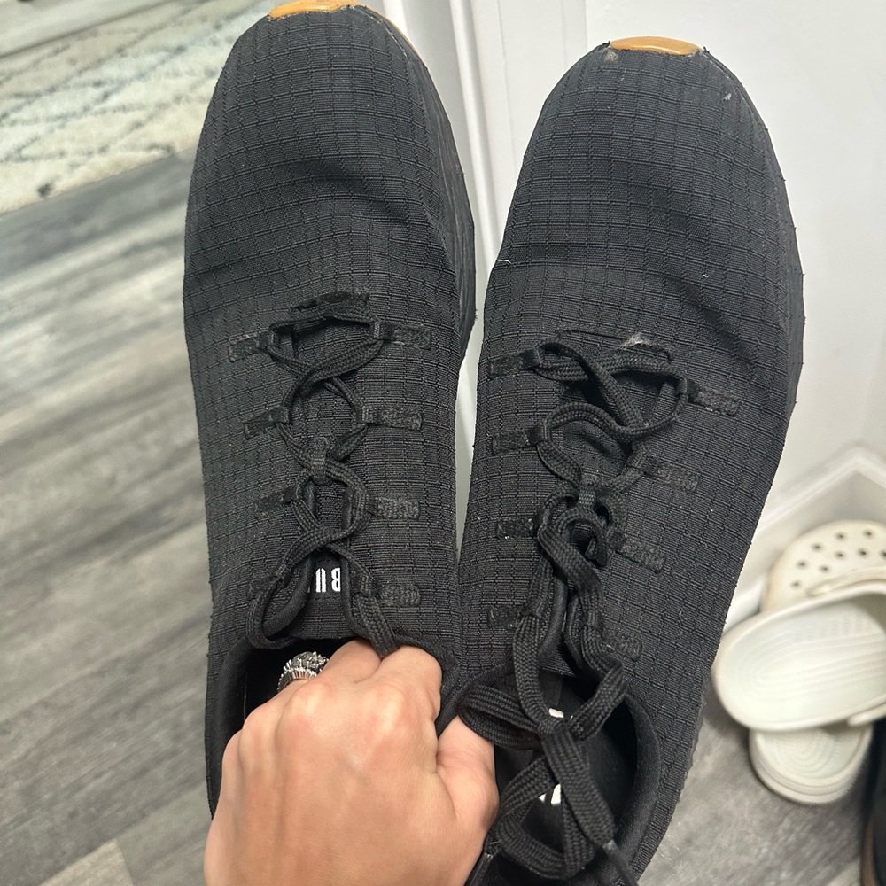 NOBULL Black Minimalist Sneakers Lightweight Knit